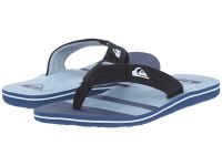 UK Quiksilver Athletic Sandals for Men - Molokai Layback - Blue/Blue/White On Sale